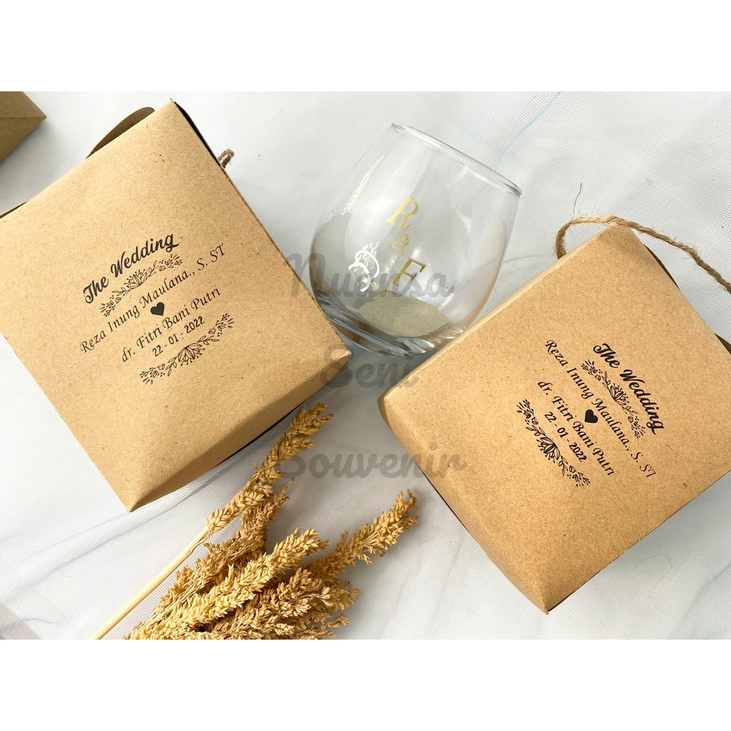 

Souvenir Kemasan Bungkus Gelas Wine Tuscany Packaging Paper Box Mug Telur