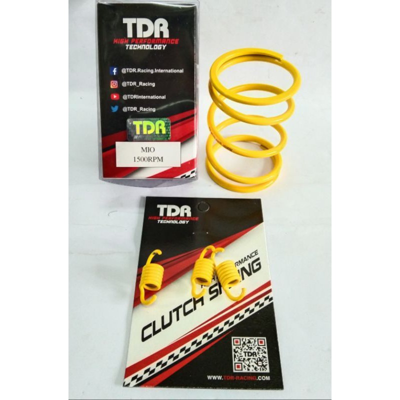 PAKETAN PER CVT TDR 1500RPM MIO SPOTY/SMILE MIO SOUL KARBU NUVO +PERKAMPAS GANDA TDR 1500RPM