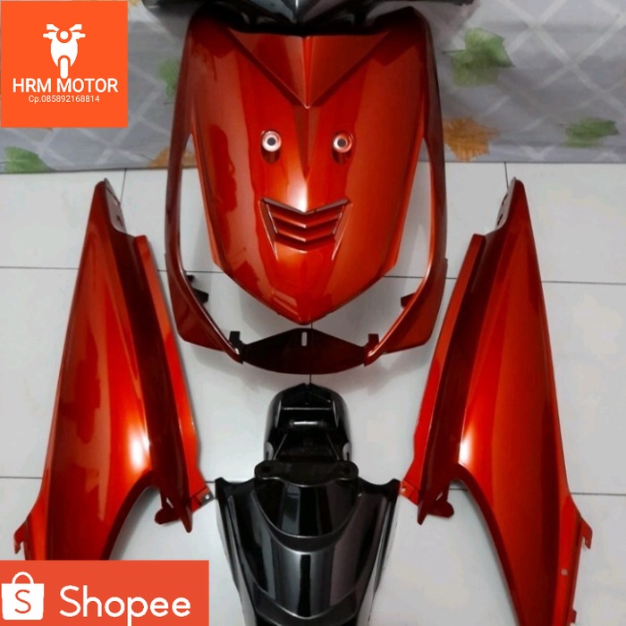 Full body alus Beat karbu hitam merah 2010-2012