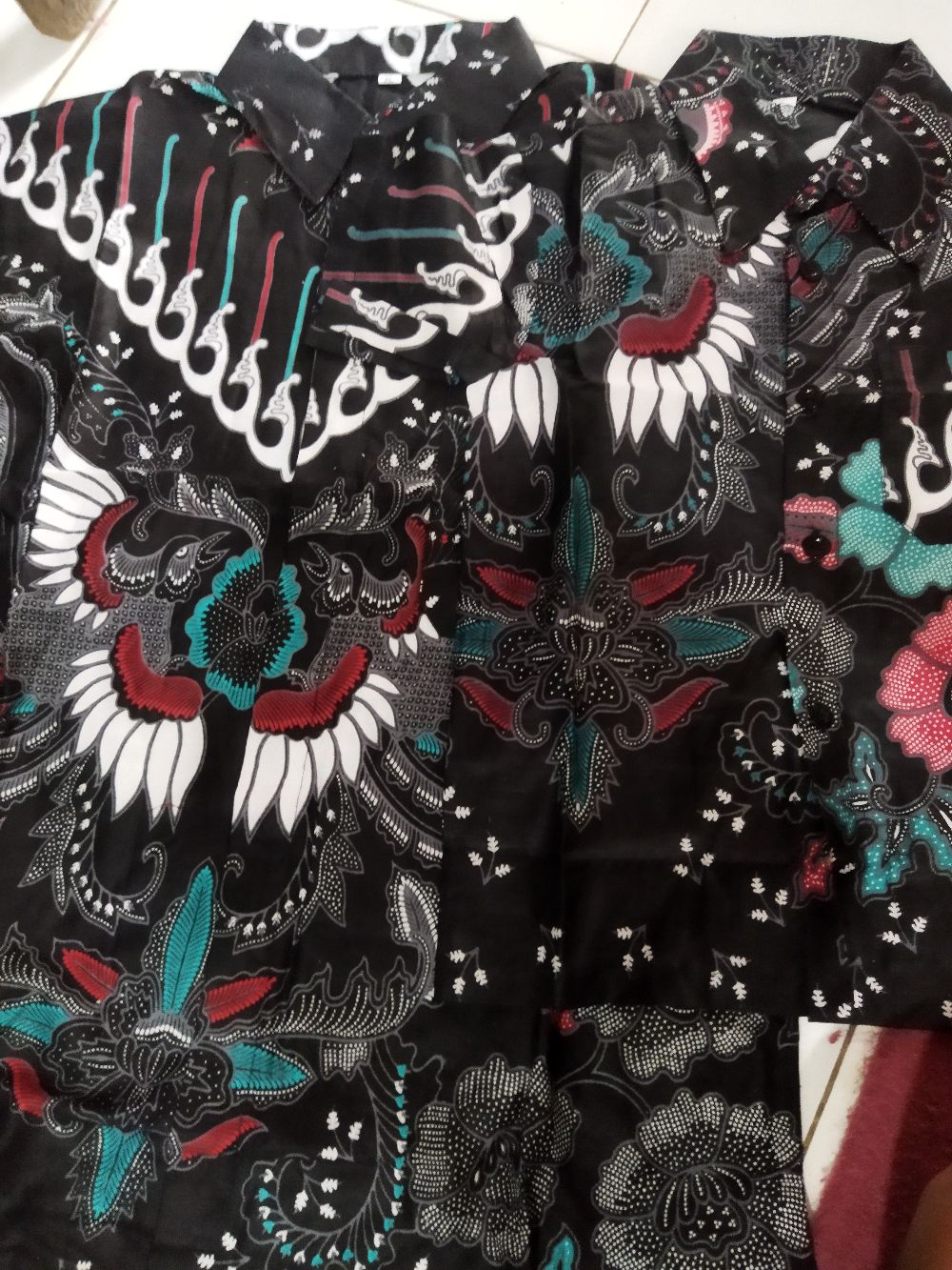 Batik Couple Keluarga Terbaru Asli Pekalongan~motif Kupu Hitam Terlaris Dan Termurah