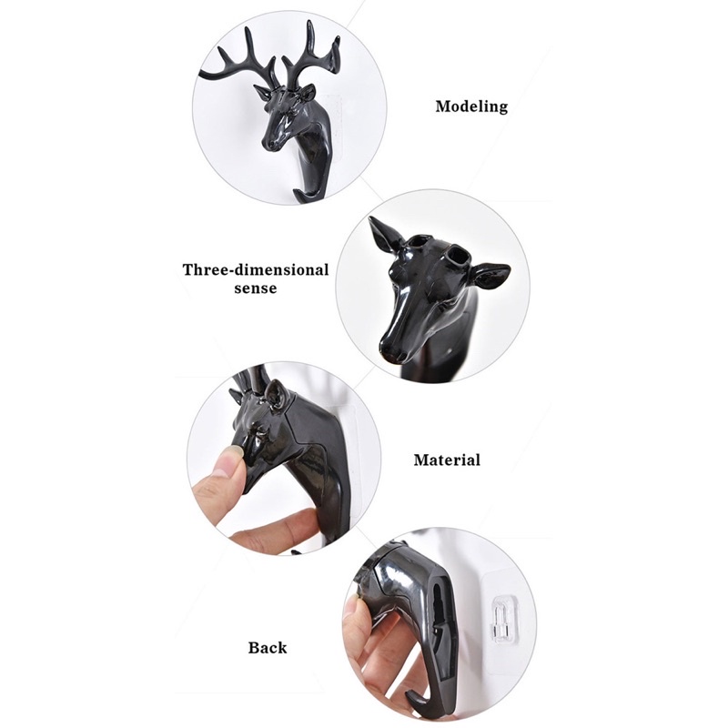 Gantungan Dinding Model Antlers Head