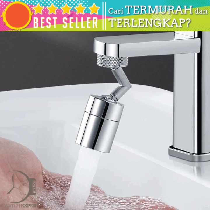 Bisa COD Filter Keran Air Flexible Neck 720 Derajat Extender Faucet Spray Head - YEFUI H5607