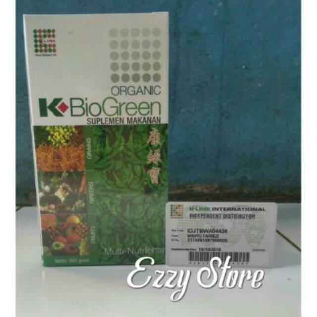 K-link BioGreen Organic 500gr Garansi Uang Kembali Bila Palsu