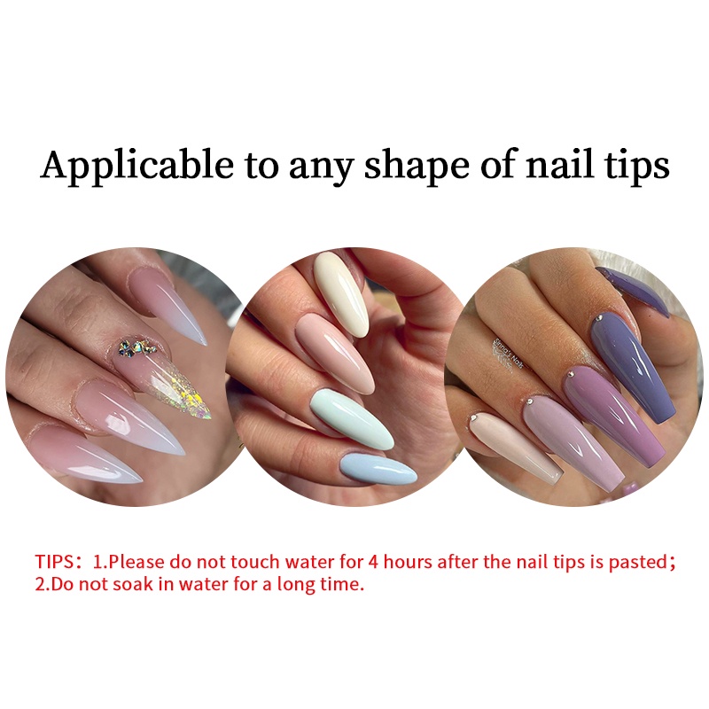 1 Sheet Clear Nail Tape Double-side Adhesive Stickers Nail Adhesive Tab Nail Art Tools