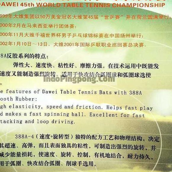 Dawei 388 A-4 ~ Rubber Karet 388A Terbaru