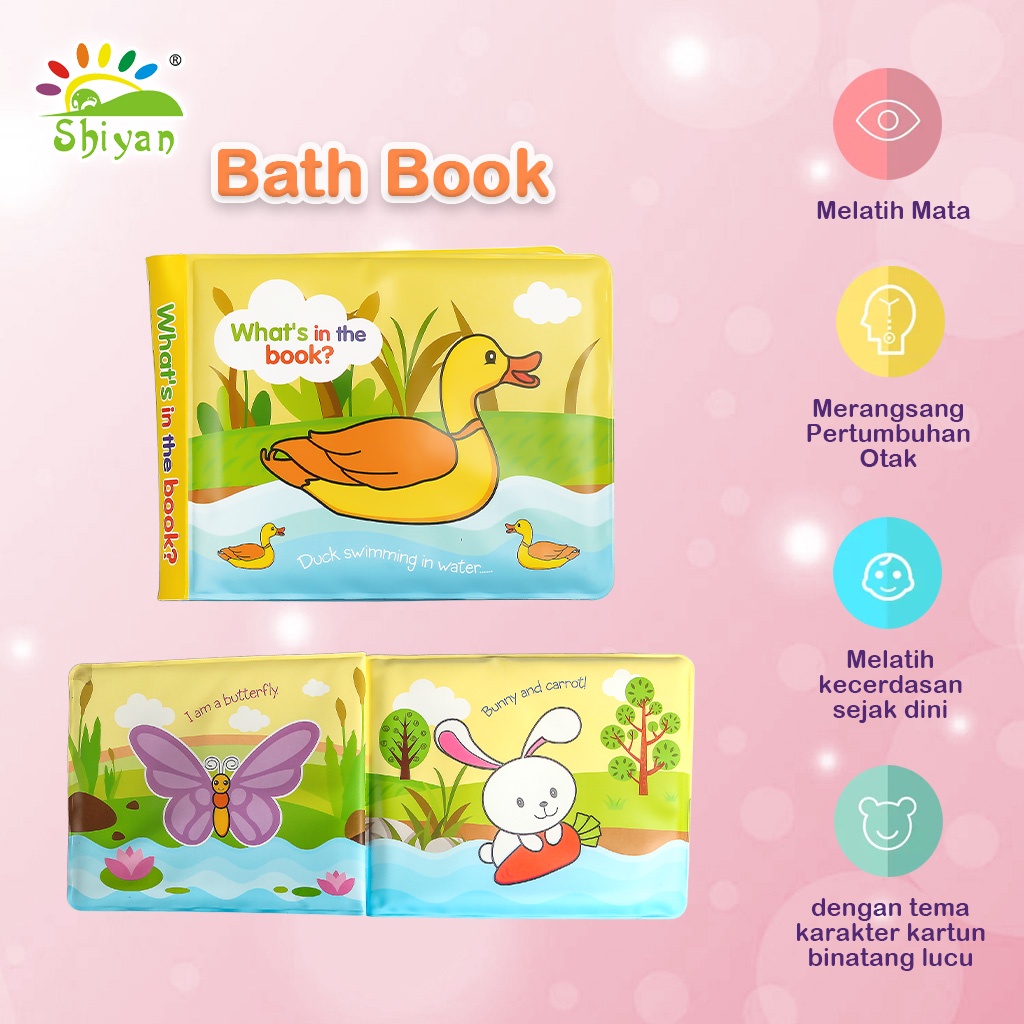 [SHIYAN]Baby Early Education CLOTH BOOK / buku bantal bayi / buku cerita bayi