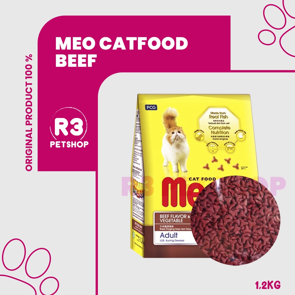 Makanan Kucing kering murah Premium MEO Freshpack / Premium Catfood