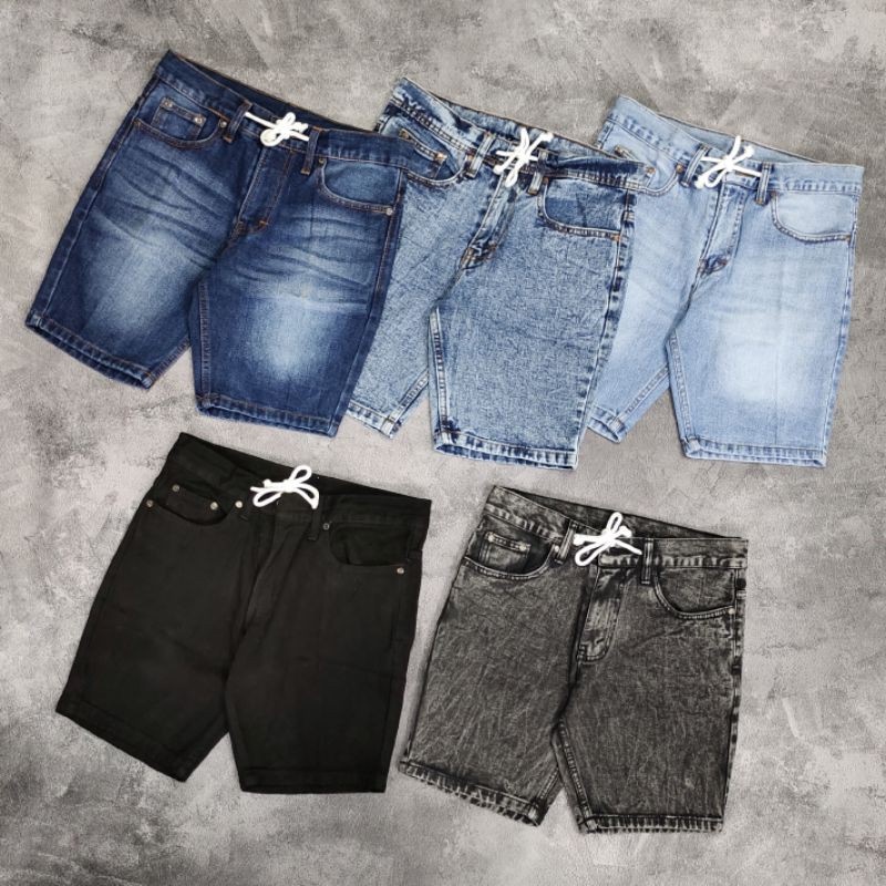 Shortpant Jeans/ Celana Pendek NON ROBEK