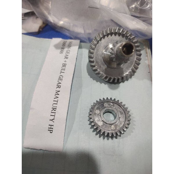 main gear saja untuk ryobi maturity 6000 8000 set bull gear original harga per 1 set