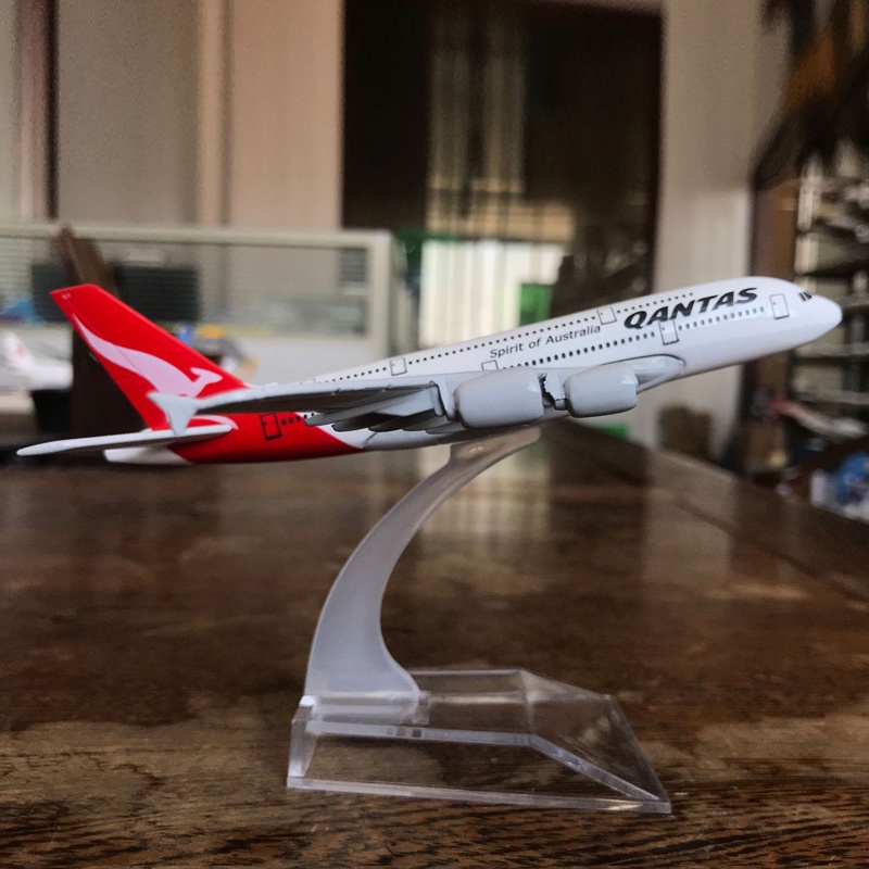 Pesawat Airbus 380 A380 Bahan Alloy Die Cast Untuk Koleksi