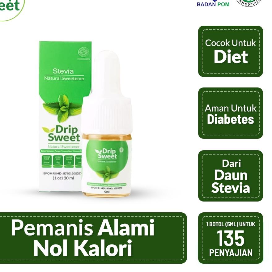 

New - Drip Sweet 5ml Stevia Cair