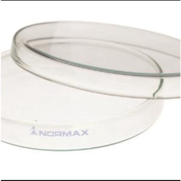 MURAH Cawan Petri  Petri dish Kaca. 80x15 mm. Normax LAB KIMIA