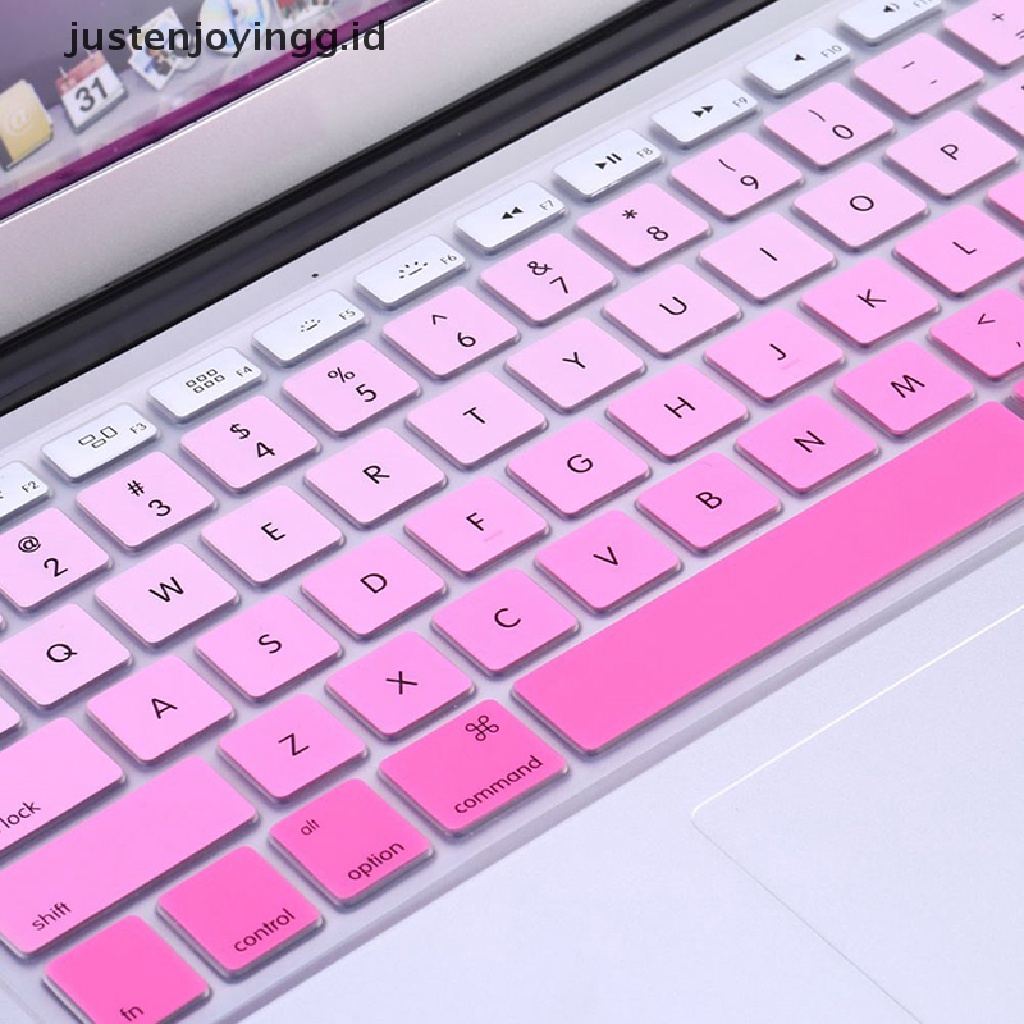 Casing Silikon Warna Pelangi Untuk Imac Macbook Pro 13 15