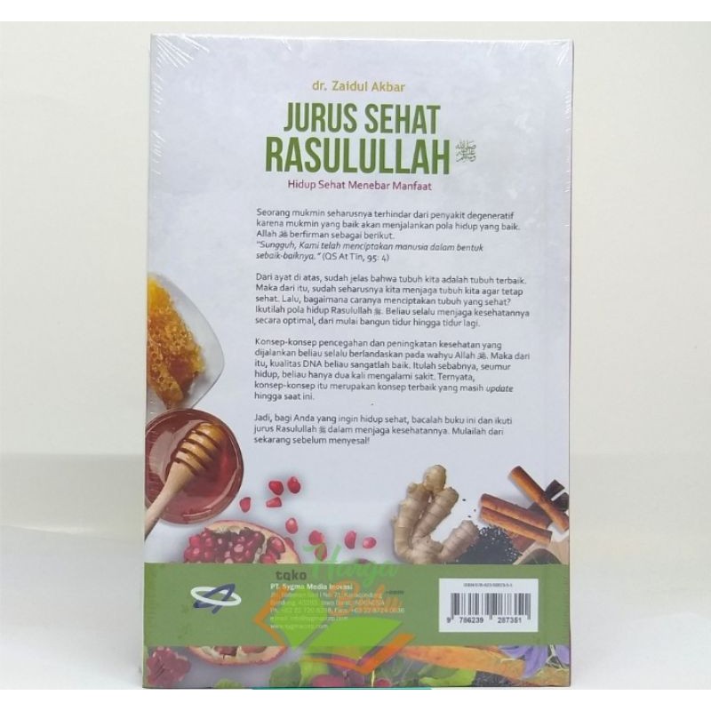 [TERMURAH ORIGINAL] buku Jurus Sehat Rasulullah by dr. Zaidul Akbar