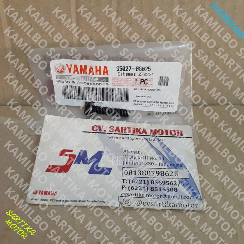 (100% Original ) Baut Cover Tutup Air Radiator Jupiter MX Vixion 0/ Bolt 95027-06025 mantap