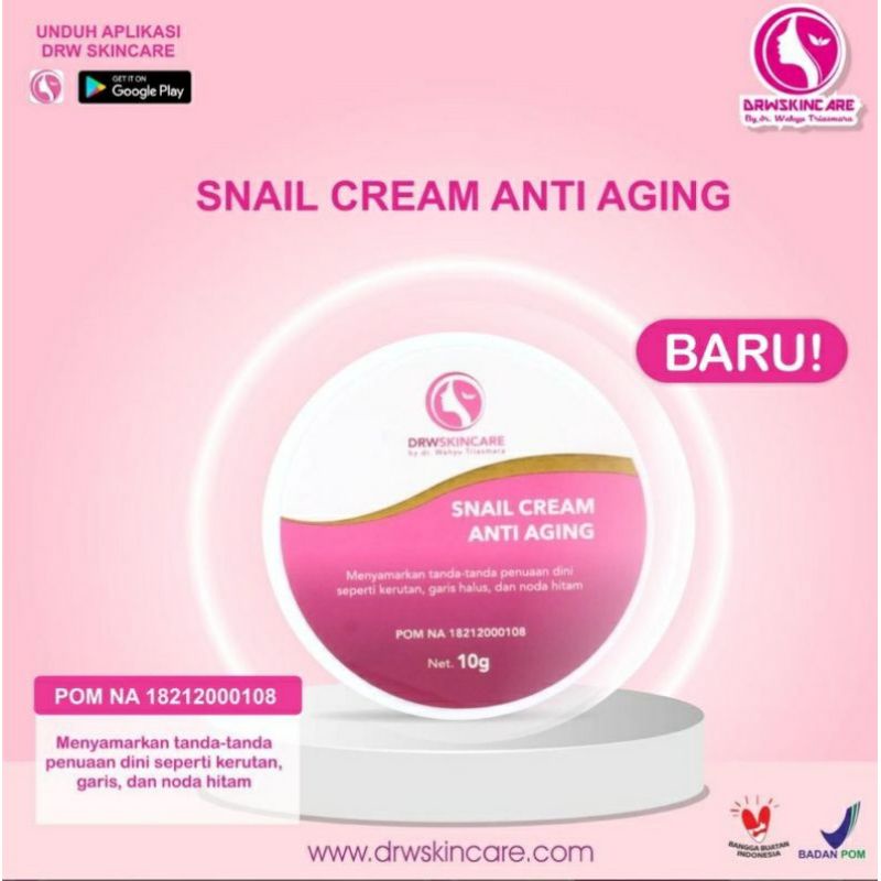 DRWSkincare Snail Cream Anti Aging (BPOM)