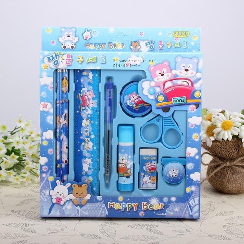 Alat Tulis set 8in1 / Alat Tulis Karakter / Set Alat Tulis Anak / Stationery Set / Paket Alat Tulis