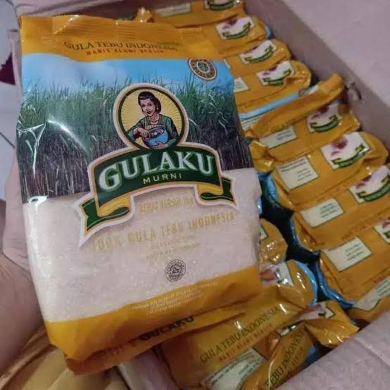 

Gulaku Gula Tebu Kuning 1kg isi 24