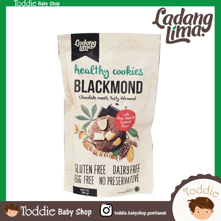 

Ladang Lima Healthy Cookies Blackmond (Gluten Free, Egg Free)