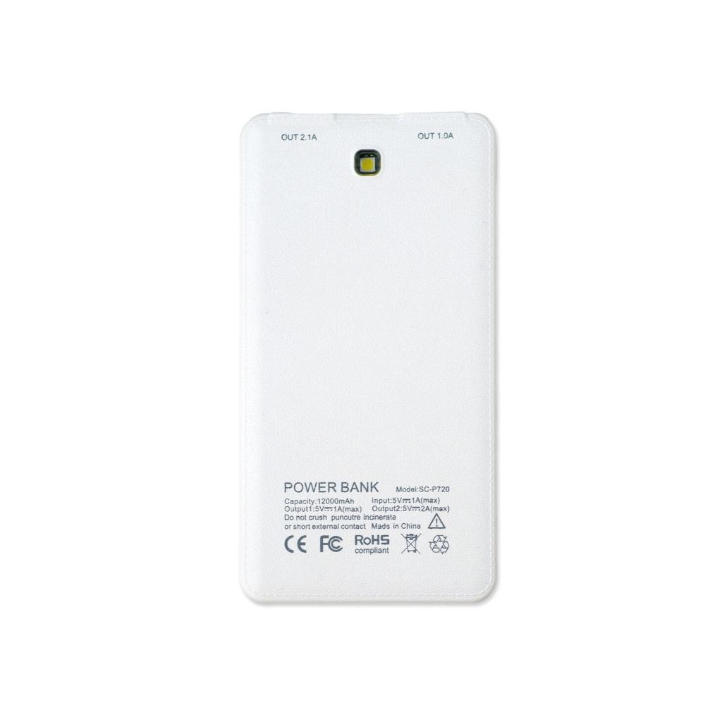 Powerbank Zen1th 12000 mAh- Putih