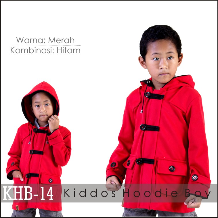 Jaket Anak Laki / Pria Korea Muslimah Hoodie Blazer Ribbon Terbaru Terlaris Korean KHB-14