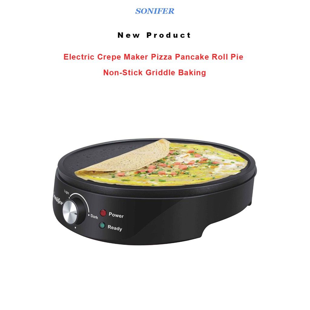 SONIFER Crepe Maker / Pizza Maker / Pancake Maker Elektrik