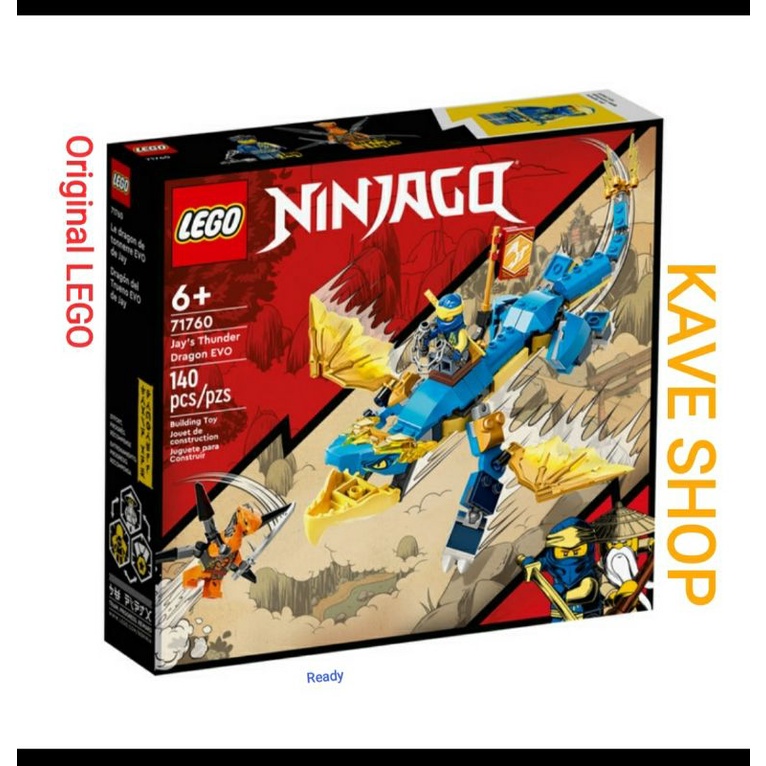 LEGO 71760 Ninjago : Jay's Thunder Dragon EVO