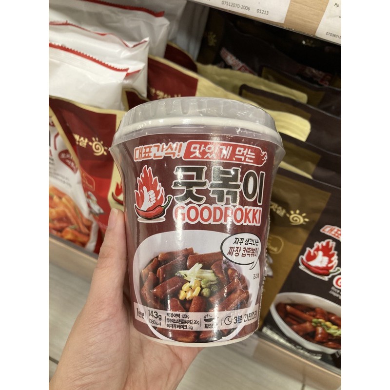 

Goodpokki Topokki Jjajang Cup 145 gr Ttteokbokki Tokpoki Instant Korean Rice Cake