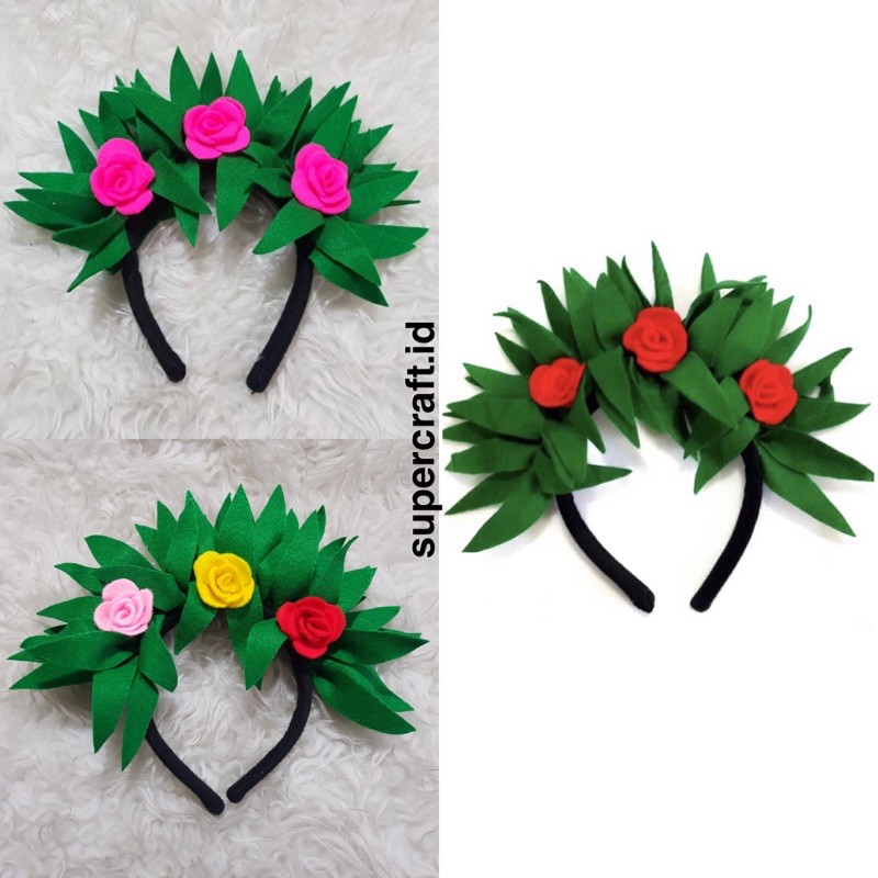 Bando Karakter Lilo Hawai Stitch Tanaman Bunga