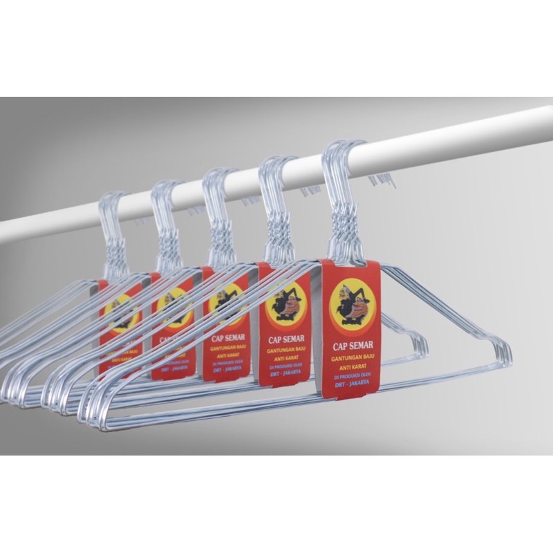 Hanger Kawat / Gantungan Baju Isi 10