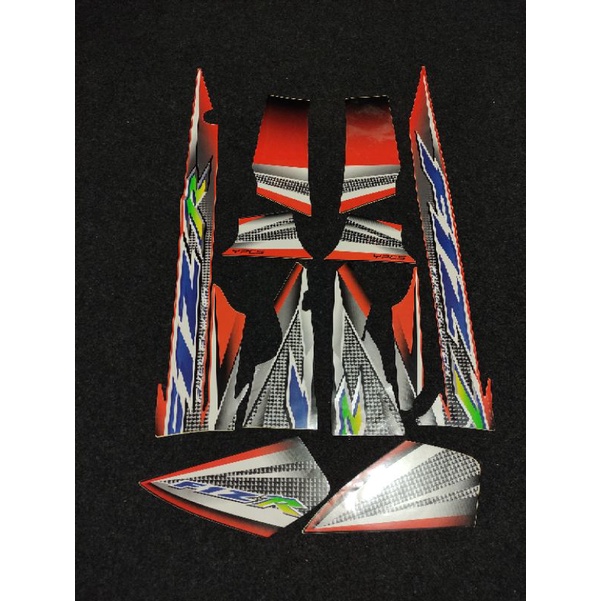 striping sticker f1zr fizr 2004 hitam orange striping f1zr 2004 hitam oren