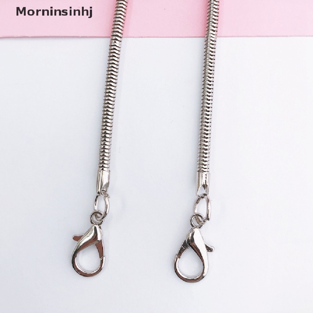 Mornin Tas Selempangbahu Wanita Bahan Metal Tali Rantai Besi Holder Handphone