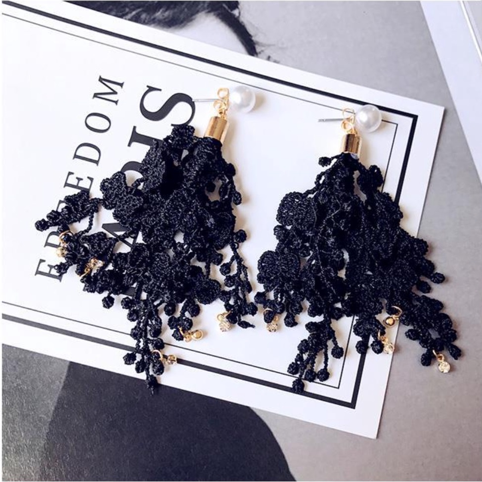 Anting Panjang WEDDING Rumbai Tassel B253 Korea Fashion Vintage Earrings Women Alloy Earing Giwang SANGAT ELEGAN