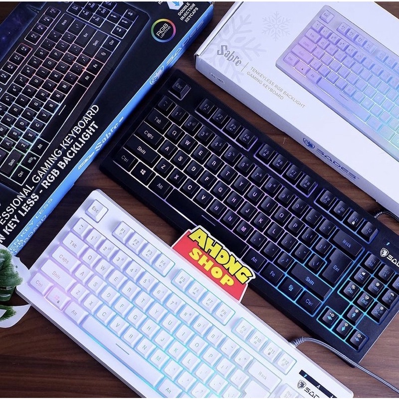 KEYBOARD GAMING SADES SABRE WHITE EDITION