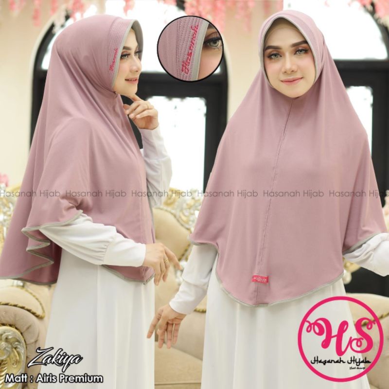 Jilbab Instan Jersey - Hijab Airis Premium - Hijab Jersey Pet - Hasanah Hijab