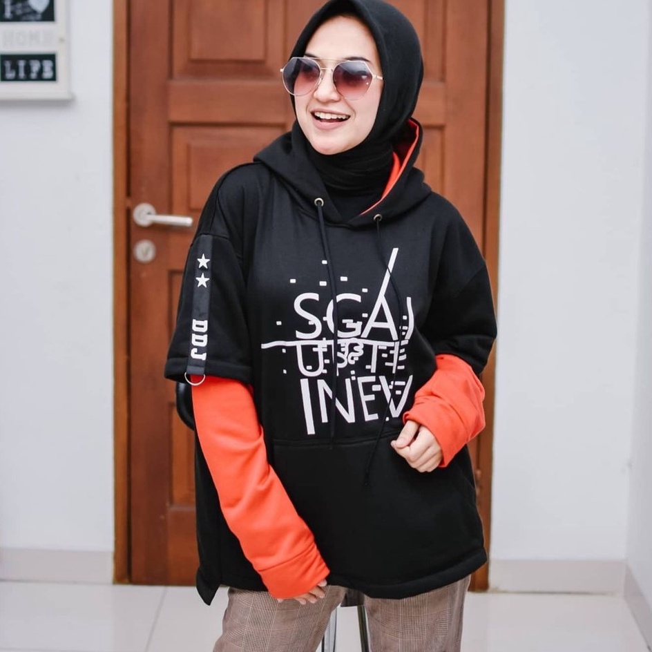 Primadona Ddj Hoodie Kombinasi Terbaru 2021 Lengan Panjang