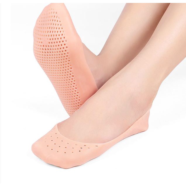 Kaos kaki Soft silicone Gel Silikon anti lecet Anti Crack Moisturizing Breathable