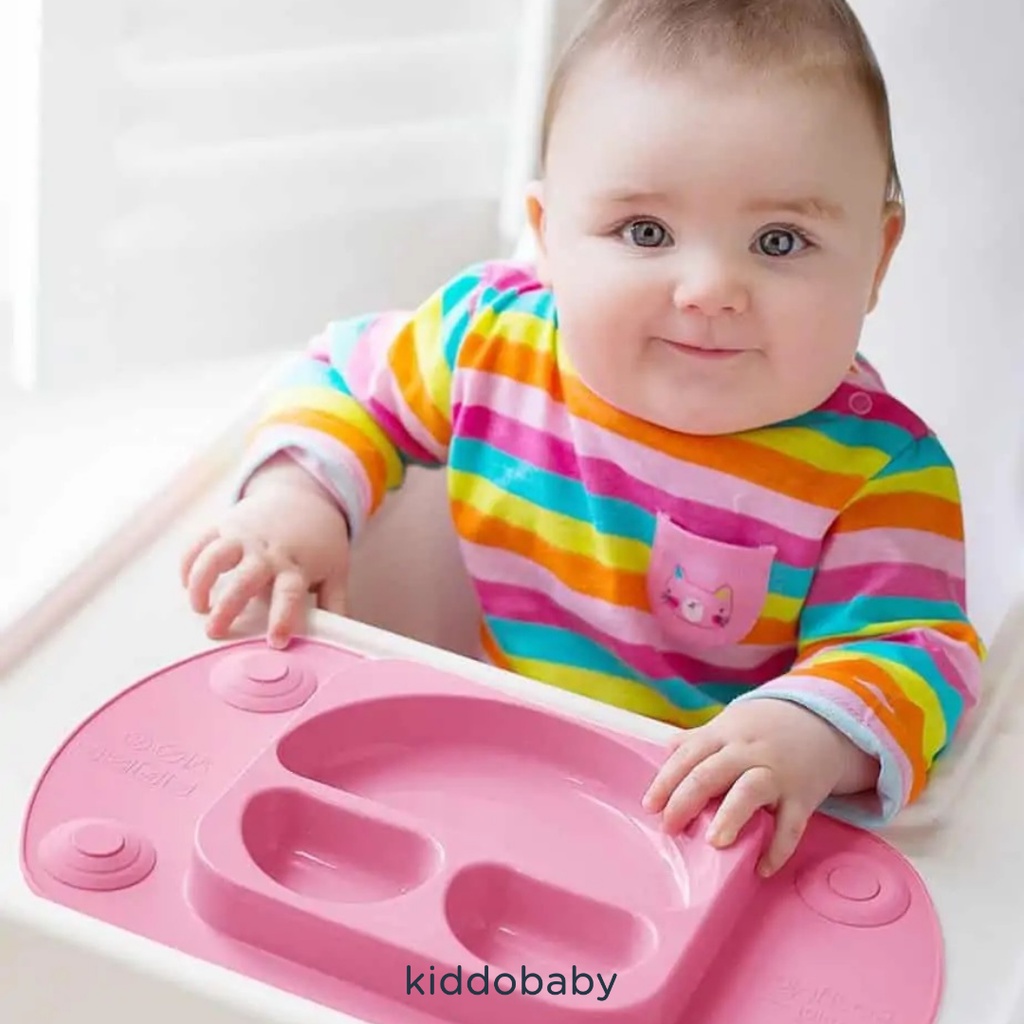 EasyMat Mini Portable Baby Suction Plate | Peralatan Makan Bayi