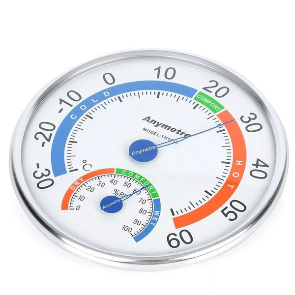 Thermometer Analog temperatur suhu kelembaban Anymetre Hygrometer