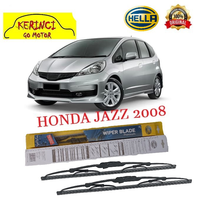 WIPER HONDA JAZZ HELLA PREMIUM 26&quot; &amp; 14&quot; SEPASANG - WIPER HONDA