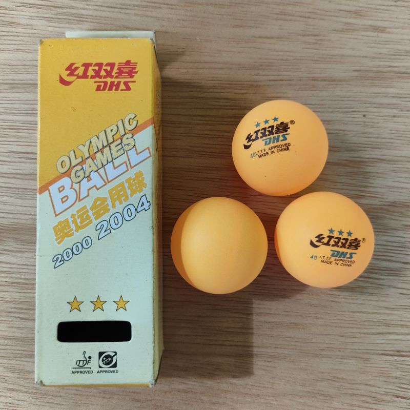 Bola Pingpong Tenis Meja DHS Olympic Games Ball 2000 2004 Grade Ori