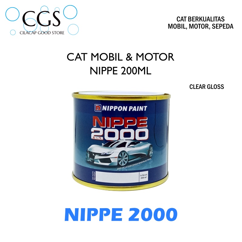 CLEAR GLOSS NIPPE 200ml - clear nippe - nippe 222 - kler gloss nippe - klir gloss nippe - kler nippe