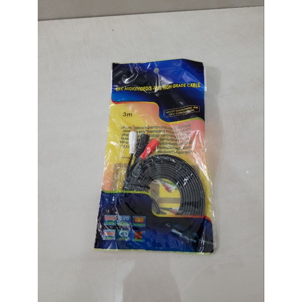 Kabel RCA dari HP ke speaker 3 Meter / Kabel RCA to Mini