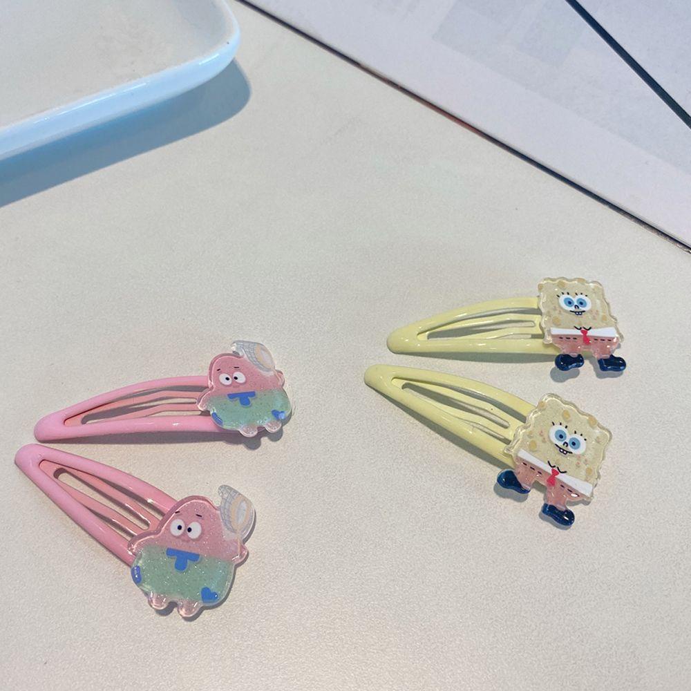 Jepit Rambut BB Agustina Warna Permen Manis Patrick Star Hiasan Kepala Anak Perempuan Poni Clip