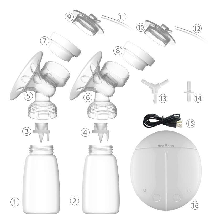 Real Bubee Breast Pump Pompa Asi Elektrik Real Bubee / Breast Pump Electric BPA Free Garansi Toko