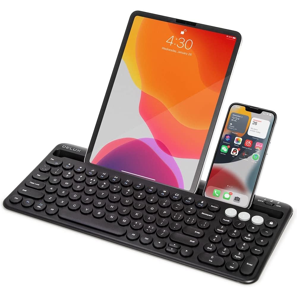 Delux K2212V Multi-Device Bluetooth Keyboard K480 K780 Killer