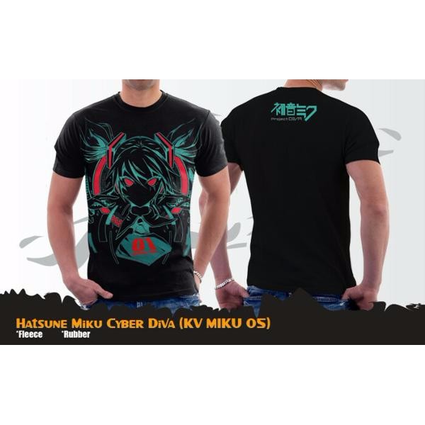 Kaos Anime Hatsune Miku Cyber Diva Special T-shirt (Kv Miku 05)