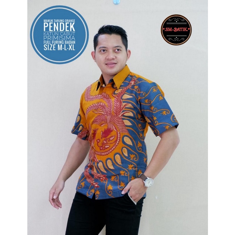 MANUK TARUNG SM BATIKSOLOAMANAH KEMEJA BAJU BATIK PRIA SOLO LENGAN PENDEK PANJANG LAPIS FURING ATASAN BATIK PREMIUM MODERN KATUN HALUS PARANG KAWIBAWAN PERMANA MERAH BANGAU LEMON PANJI LESMONO NAVY GUNARDO BIMO IJO GUNAWAN GURDO IJO NAGA ABU BINTARA VIJAY