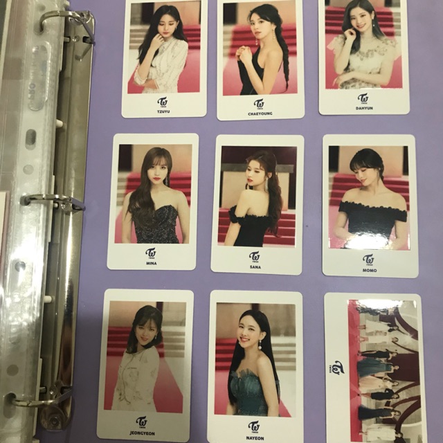 TWICE DREAMDAY JAPAN DOME TOUR PHOTOCARD NAYEON JEONGYEON MOMO SANA MINA DAHYUN CHAEYOUNG TZUYU