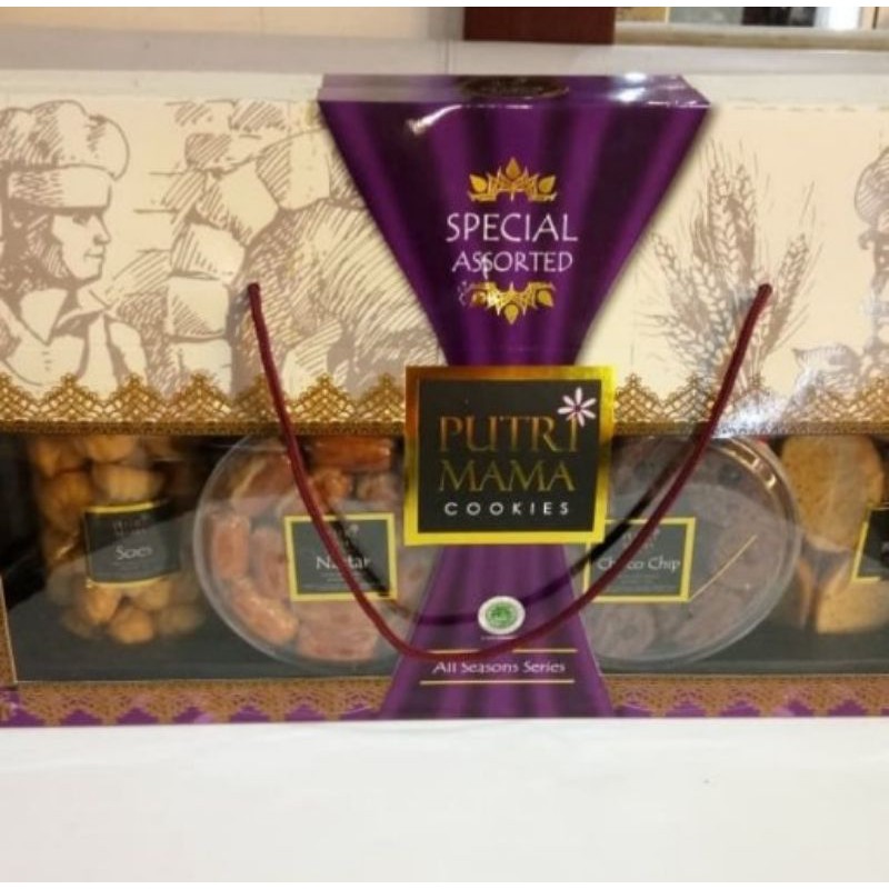 

Parcel Kue Lebaran Idul Fitri Hampers| Putri Mama - Premium Box